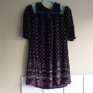 Rebellion cold shoulder tunic